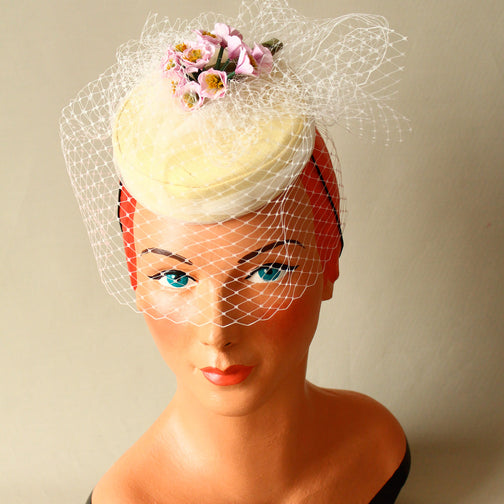 Burlesque Coquette Pillbox Hat - Anna Chocola® Brighton