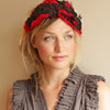 Anna Chocola Brighton Milliner- Pleated silk headpiece