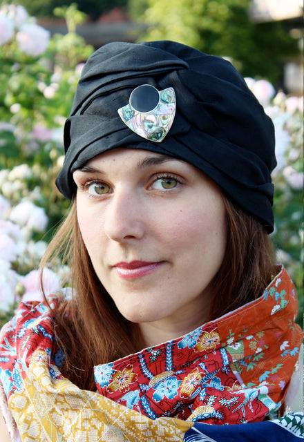 1920s Glam Satin Turban Hat - Anna Chocola® 2013