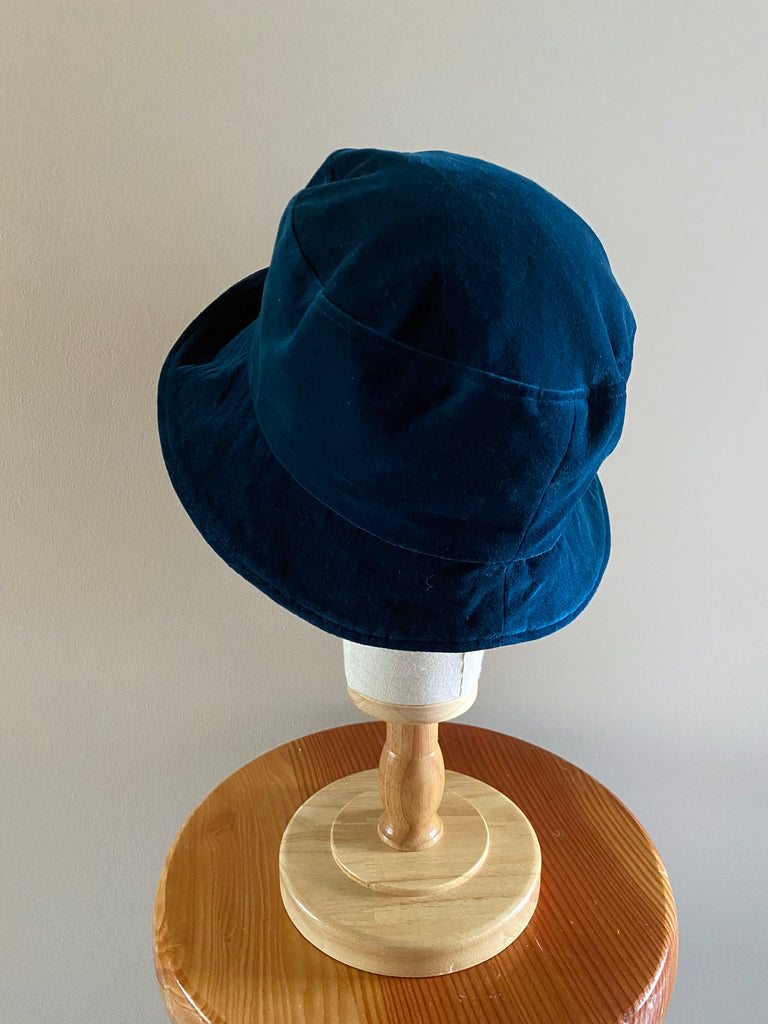 Black Virginia 1920s Cloche Bucket Hat – Anna Chocola
