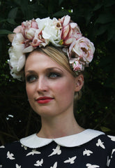 Pastel Bridal Flower Crown - Anna Chocola Millinery