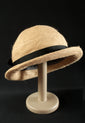 Black Bow Hessian "Croisette" Cloche Hat