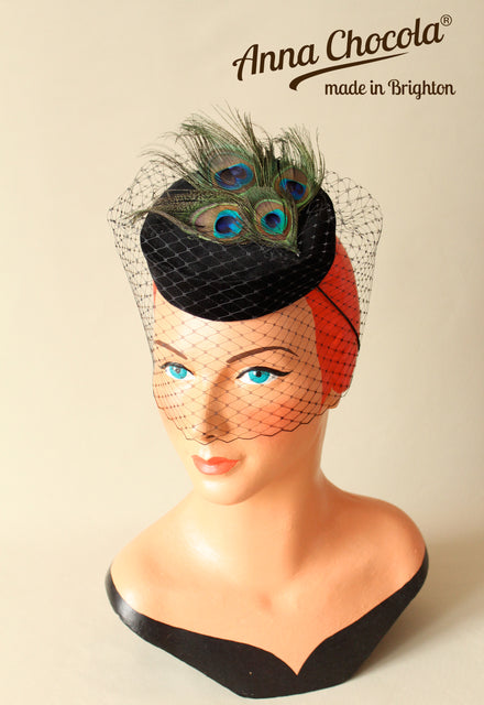 &quot;Coquette&quot; Pillbox Hat - Anna Chocola®