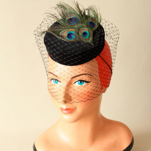 "Coquette" Pillbox Hat - Anna Chocola®