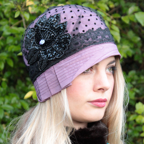 "Inès" Cloche Hat (Tulle Plumetis) - Anna Chocola® 2014