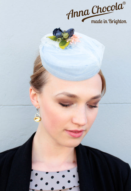 &quot;Coquette&quot; Burlesque Pillbox Hat - Anna Chocola® 2014
