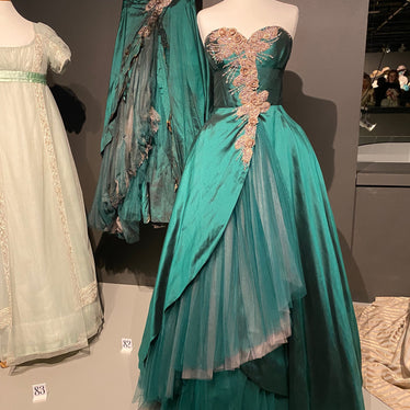 1950s recreated Christian Dior gown for Ada Harris (Lesley Manville)