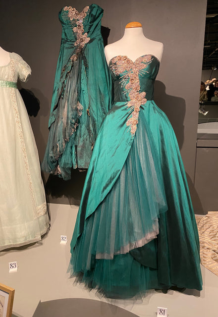 1950s recreated Christian Dior gown for Ada Harris (Lesley Manville)