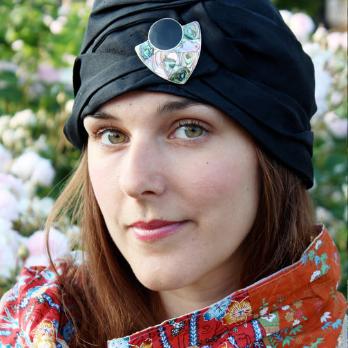 1920s Glam Satin Turban Hat - Anna Chocola® 2013 