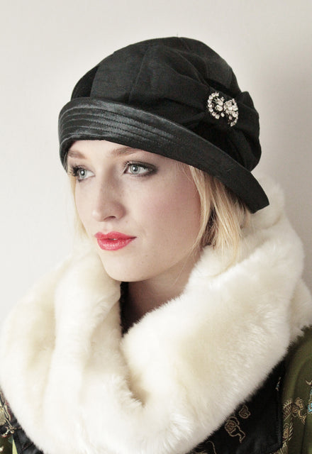 1930s Deco Flapper Cloche Hat - Anna Chocola Brighton Milliner