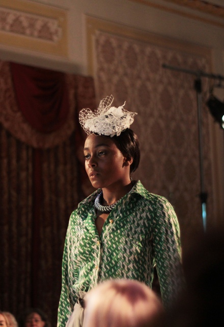 Brighton Fashion Week 2014 Sustain Catwalk Anna Chocola Millinery