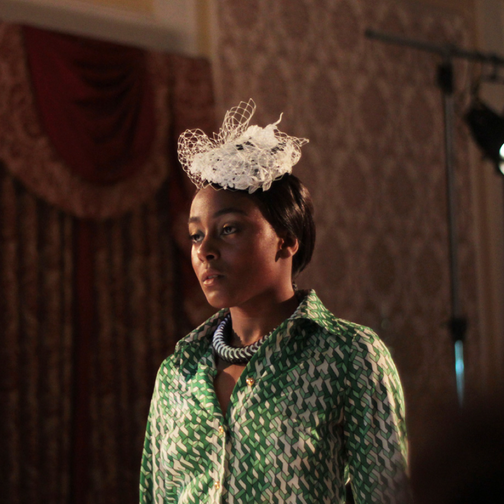 Brighton Fashion Week 2014 Sustain Catwalk Anna Chocola Millinery