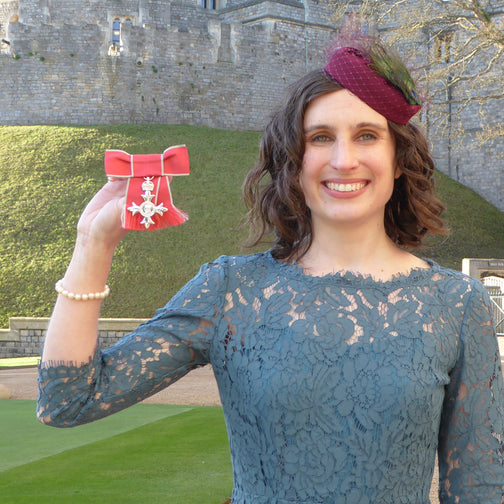 A Coquette for Elisabeth's MBE Investiture