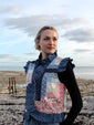 Blue Patchwork Dolly Gilet