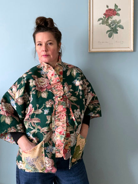 Green Dolly Kimono Jacket