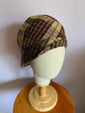 Plaid Cloche Hat
