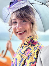 2 Coquette Pillbox hat for Celia B x Zandra Rhodes dress for Jackie Commission 90d0067f 8f1f 4701 952b 79fedd207d93
