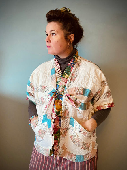 Pastel Patchwork Dolly Jacket