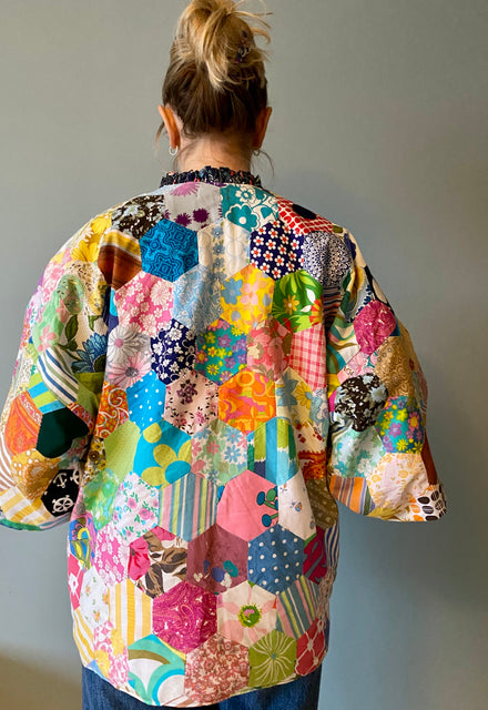 Patchwork Dolly Kimono Jacket