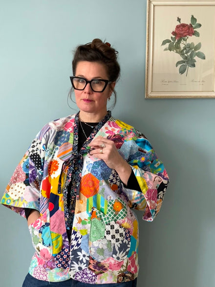 Patchwork Dolly Kimono Jacket