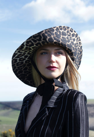 Leopard "Barbara" Hat