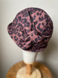 Pink Leopard "Sasha" Cloche Hat