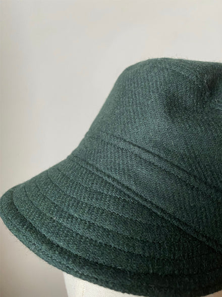 Bottle Green Wool Cap
