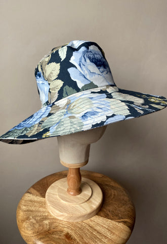 Blue Roses "Barbara" Hat