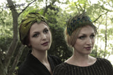 Peacock Feather Headpiece - Anna Chocola Millinery