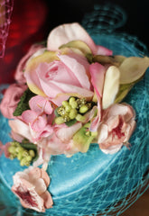 Anna Chocola Brighton Milliner Hats retro fashion pillbox 1950s handmade flowers satin silk races bridal wedding hat 26