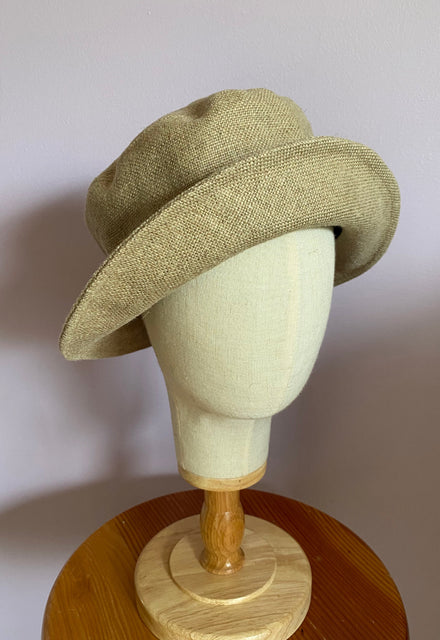 Linen Virginia 1920s Cloche Bucket Hat – Anna Chocola