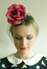 Rose birdcage flower crown - Anna Chocola Millinery