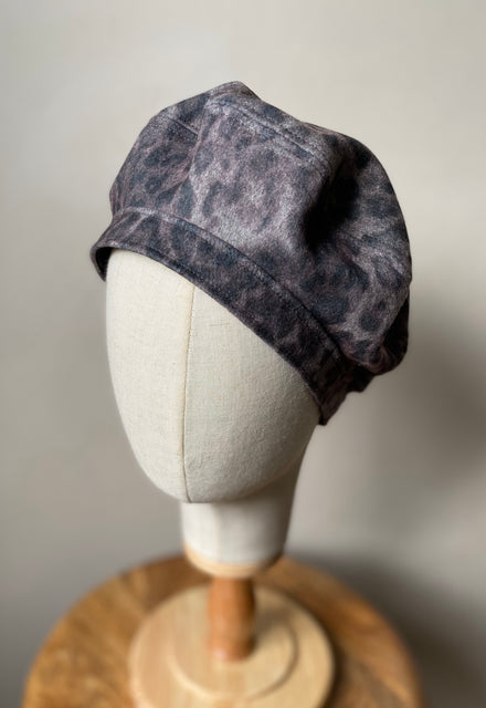 Leopard Print Beret