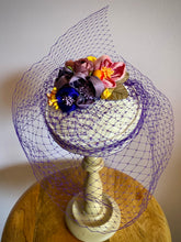 Coquette Pillbox hat for Celia B x Zandra Rhodes dress for Jackie Commission