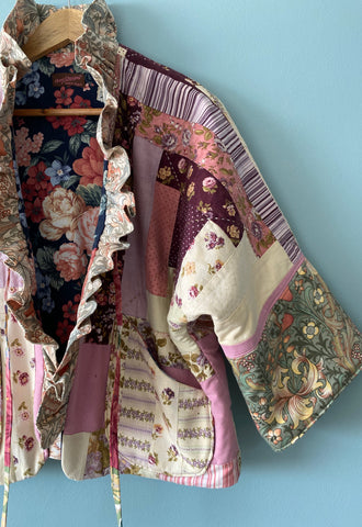 Pink Patchwork Dolly Quilted Jacket