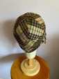 Plaid Cloche Hat