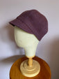 Purple Tweed "Brighton" Cap