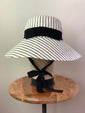 Ticking "Paulette" Hat