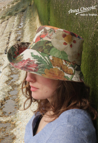 Botanical "Paulette" Hat