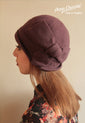 Mauve "Sasha" Cloche Hat