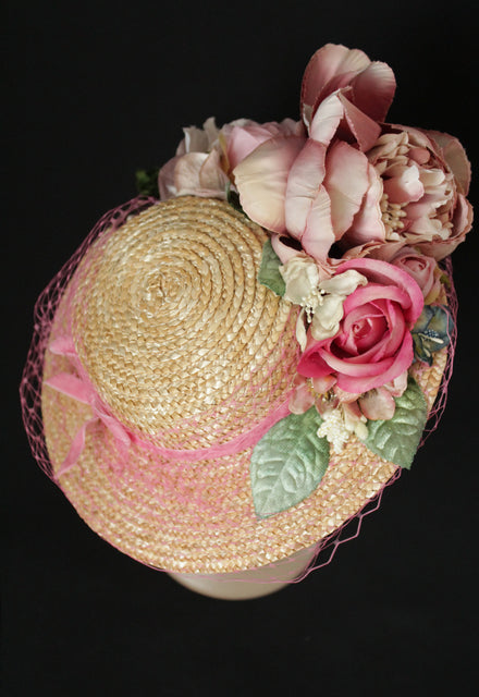 "Marie-Antoinette" Shepherdess Tilt Hat