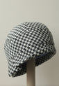 Houndstooth Inès Cloche Hat