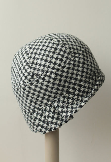 Houndstooth Inès Cloche Hat