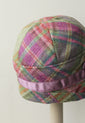 Green Plaid Cloche Hat