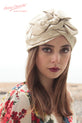 Champagne Satin "Luxe" Turban
