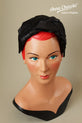 Black Satin "Origami" Headpiece