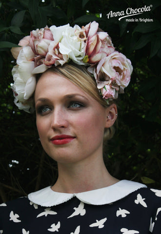 Pastel Bridal Flower Crown