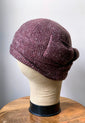 Maroon Tweed "Sasha" Cloche Hat