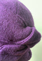 Purple Wool "Sasha" Cloche Hat